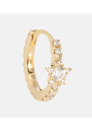 Maria Tash Diamond Star Eternity 18kt gold single earring with diamonds
