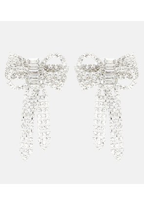 Jennifer Behr Lola crystal-embellished bow earrings