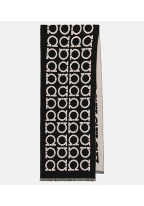 Ferragamo Logo wool scarf