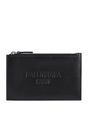 Balenciaga Leather Duty Free Zip Card Holder