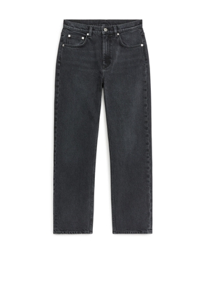 JADE CROPPED Slim Stretch Jeans - Grey