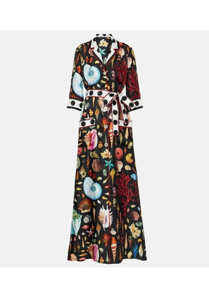 Dolce&Gabbana Capri printed silk satin robe