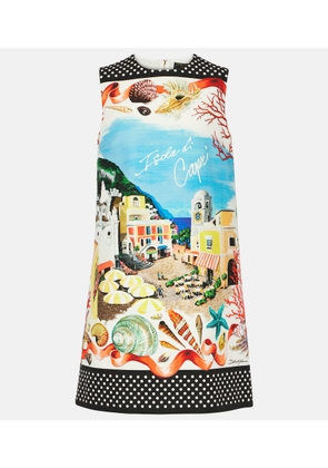 Dolce&Gabbana Capri printed cotton minidress