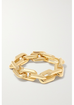 Foundrae - Oversized Strong Hearts 18-karat Gold Bracelet - One size