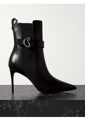 Christian Louboutin - Cl Leather Ankle Boots - Black - IT35,IT36,IT36.5,IT37,IT37.5,IT38,IT38.5,IT39,IT39.5,IT40,IT40.5,IT41,IT42