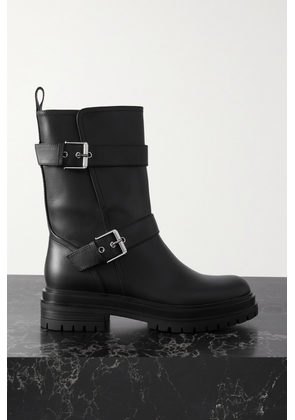 Gianvito Rossi - Buckled Leather Boots - Black - IT35,IT36,IT36.5,IT37,IT37.5,IT38,IT38.5,IT39,IT39.5,IT40,IT40.5,IT41,IT41.5,IT42