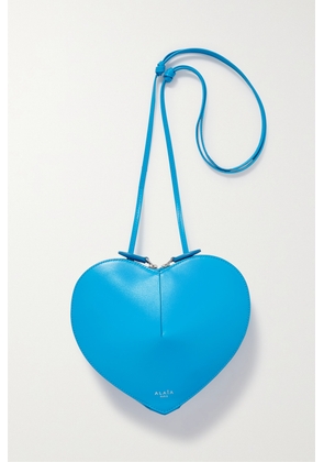 Alaïa - Le Coeur Leather Shoulder Bag - Blue - One size