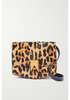 Alaïa - Le Papa Leopard-print Pony Hair And Leather Shoulder Bag - Brown - One size