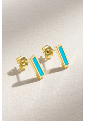 Jennifer Meyer - 18-karat Gold Turquoise Earrings - One size