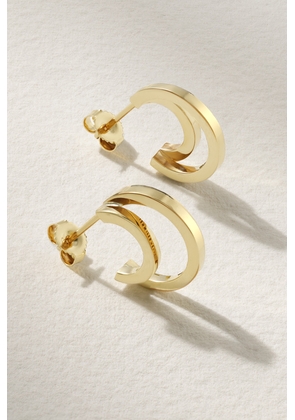 Jennifer Meyer - Mini Double 18-karat Gold Hoop Earrings - One size