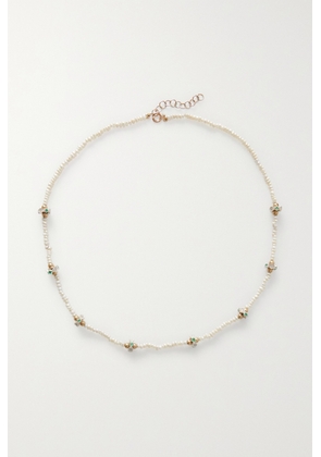 Pascale Monvoisin - Chelsea N°1 9-karat Gold, Sterling Silver And Multi-stone Necklace - One size