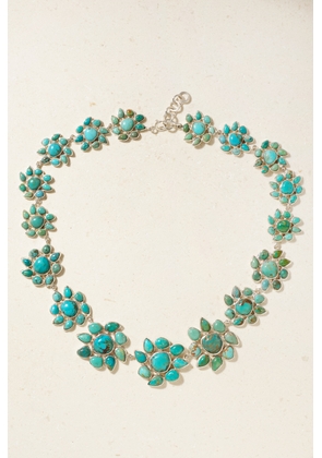 Pascale Monvoisin - Gloria N°2 Sterling Silver Turquoise Necklace - Blue - One size