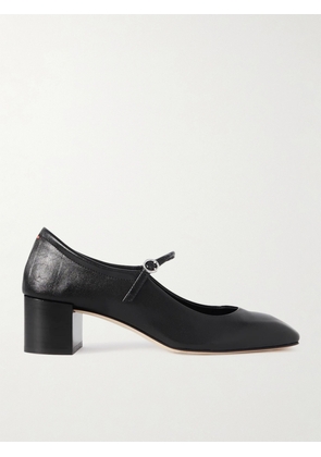 aeyde - Aline Leather Mary Jane Pumps - Black - IT35,IT35.5,IT36,IT36.5,IT37,IT37.5,IT38,IT38.5,IT39,IT39.5,IT40,IT40.5,IT41,IT41.5,IT42