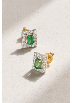 House Of Meraki - Vida18-karat Gold, Emerald And Diamond Earrings - One size