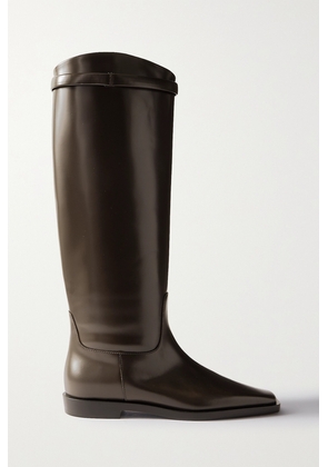 TOTEME - + Net Sustain The Riding Leather Knee Boots - Brown - IT35,IT36,IT37,IT38,IT39,IT40,IT41,IT42