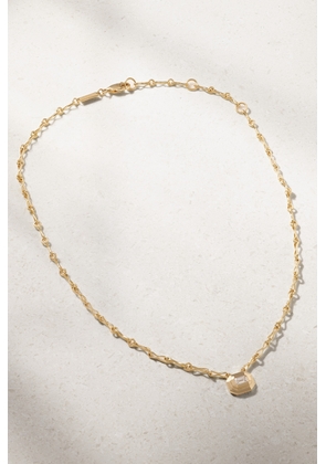 Azlee - Staircase 18-karat Gold Diamond Necklace - One size
