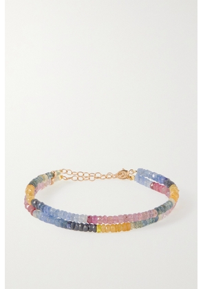 JIA JIA - + Net Sustain Set Of Two Gold Sapphire Bracelets - Pink - One size
