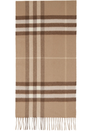 Burberry Beige 'The Classic Check' Scarf