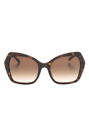 Dolce & Gabbana Eyewear Sicilian Taste oversized sunglasses - Brown