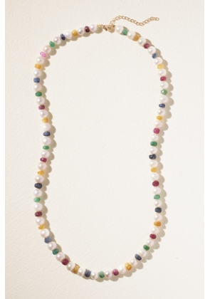 JIA JIA - Jumbo Gold, Pearl And Sapphire Necklace - Multi - One size
