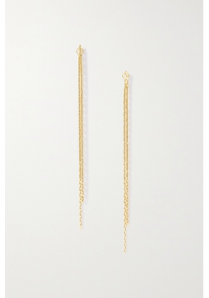 Anissa Kermiche - Two Line Tassel Gold-plated Earrings - One size