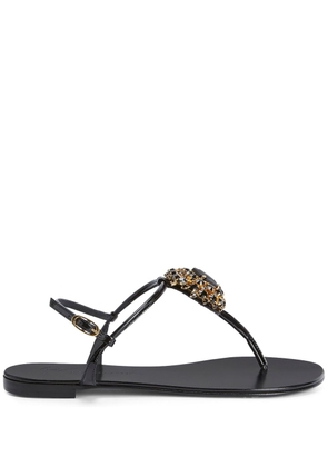 Giuseppe Zanotti Odam crystal-embellished sandals - Black