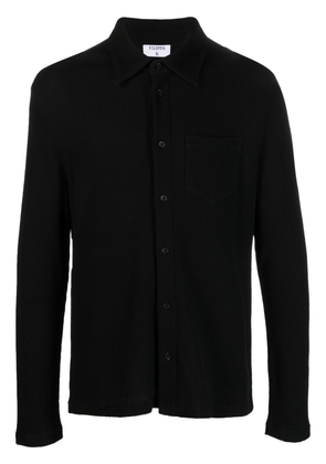 Filippa K long-sleeve organic-cotton shirt - Black