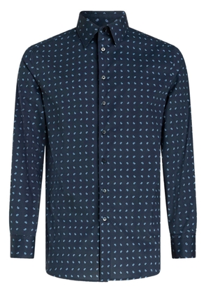 ETRO paisley-print cotton shirt - Blue