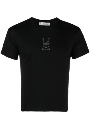 Ludovic de Saint Sernin logo-embellished organic cotton T-shirt - Black