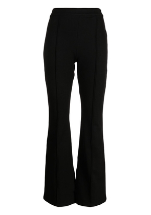 b+ab stretch-cotton flared trousers - Black