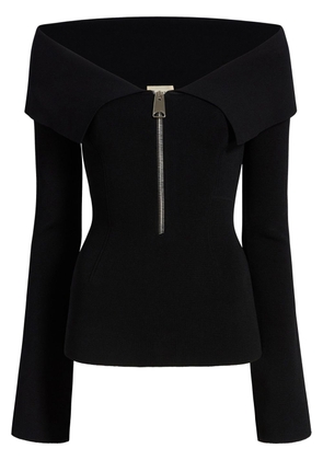 KHAITE The Sevyn off-shoulder blouse - Black