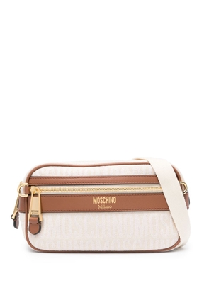 Moschino logo-jacquard belt bag - Neutrals