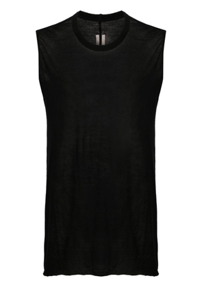 Rick Owens Basic sleeveless cotton T-shirt - Black