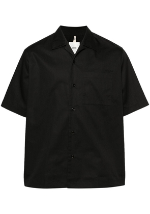 OAMC graphic-patch poplin shirt - Black