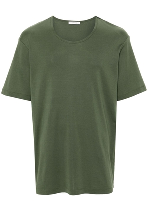 LEMAIRE Rib U cotton T-shirt - Green