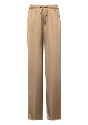Herno high-waist wide-leg trousers - Brown