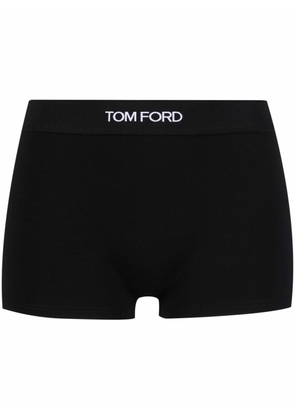 TOM FORD logo-print boxer briefs - Black
