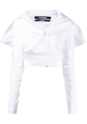 Jacquemus La chemise Meio top - White