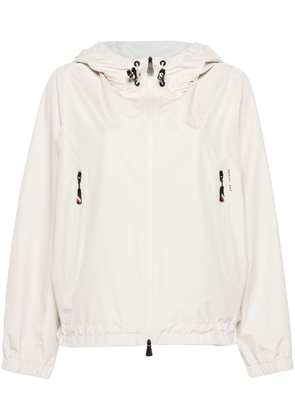 Moncler Grenoble hooded zip-up jacket - Neutrals