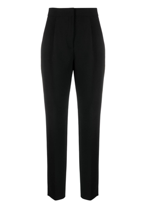Moschino high-waisted straight-leg trousers - Black