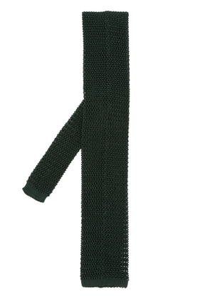 FURSAC crochet-knit silk tie - Green