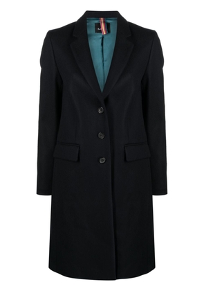 PS Paul Smith single-breasted wool coat - Blue