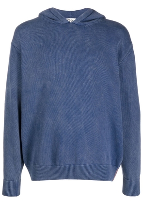 President’S drop-shoulder cotton hoodie - Blue
