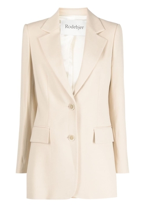 Rodebjer notched-lapel single-breasted blazer - Neutrals