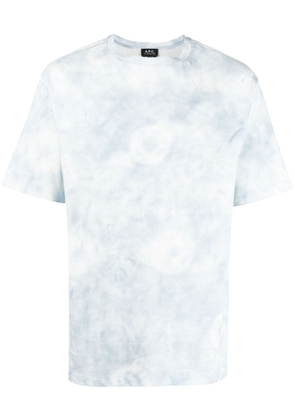 A.P.C. tie-dye cotton T-shirt - Blue