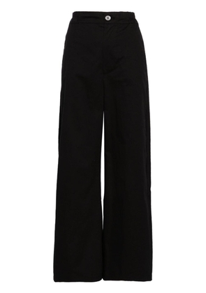 Thom Krom elasticated-waistband straight trousers - Black