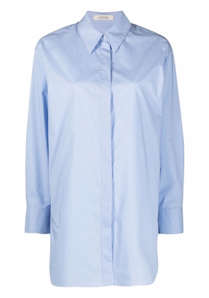 Dorothee Schumacher oversized poplin cotton shirt - Blue