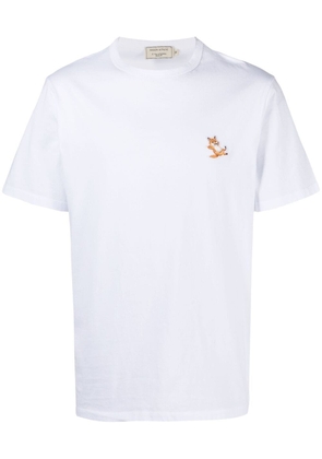 Maison Kitsuné Chillax Fox logo-detail T-shirt - White