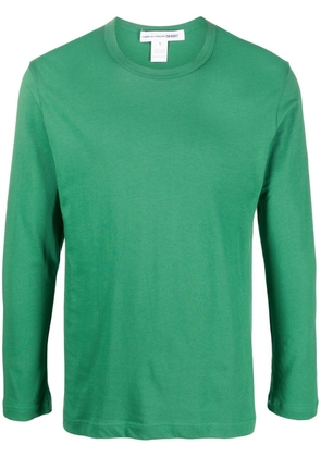Comme Des Garçons Shirt crew-neck cotton sweatshirt - Green