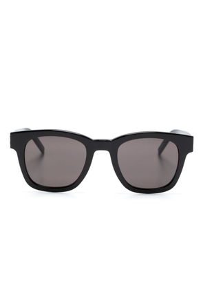 Saint Laurent Eyewear YSL-plaque square-frame sunglasses - Black